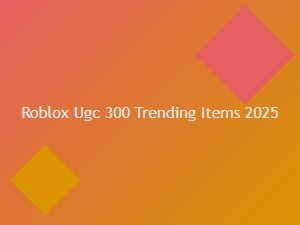 The 300 Trending Roblox Ugc Items You Need to See